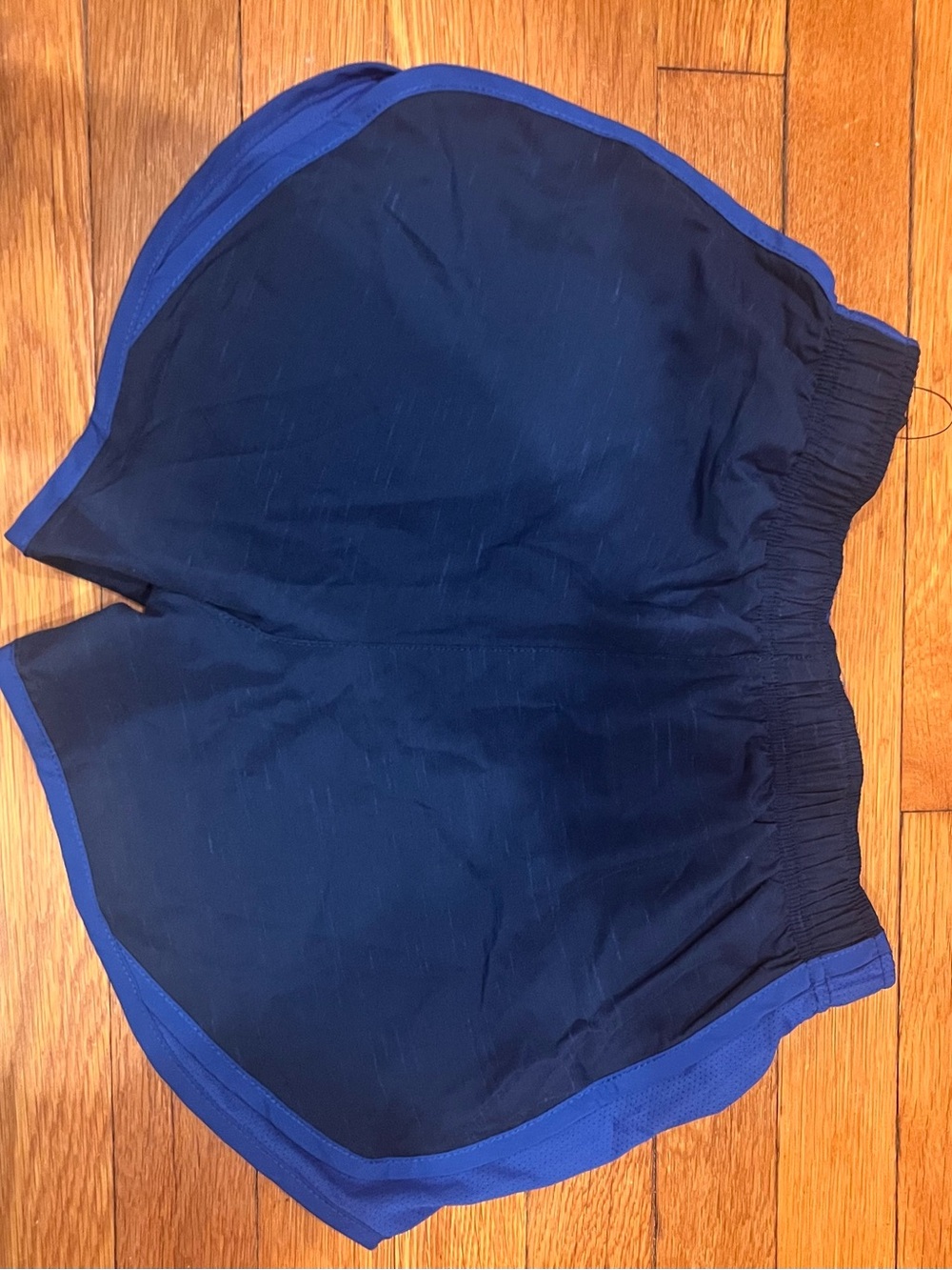 Nike Navy & Royal Blue Athletic Running Shorts - Picture 3 of 3